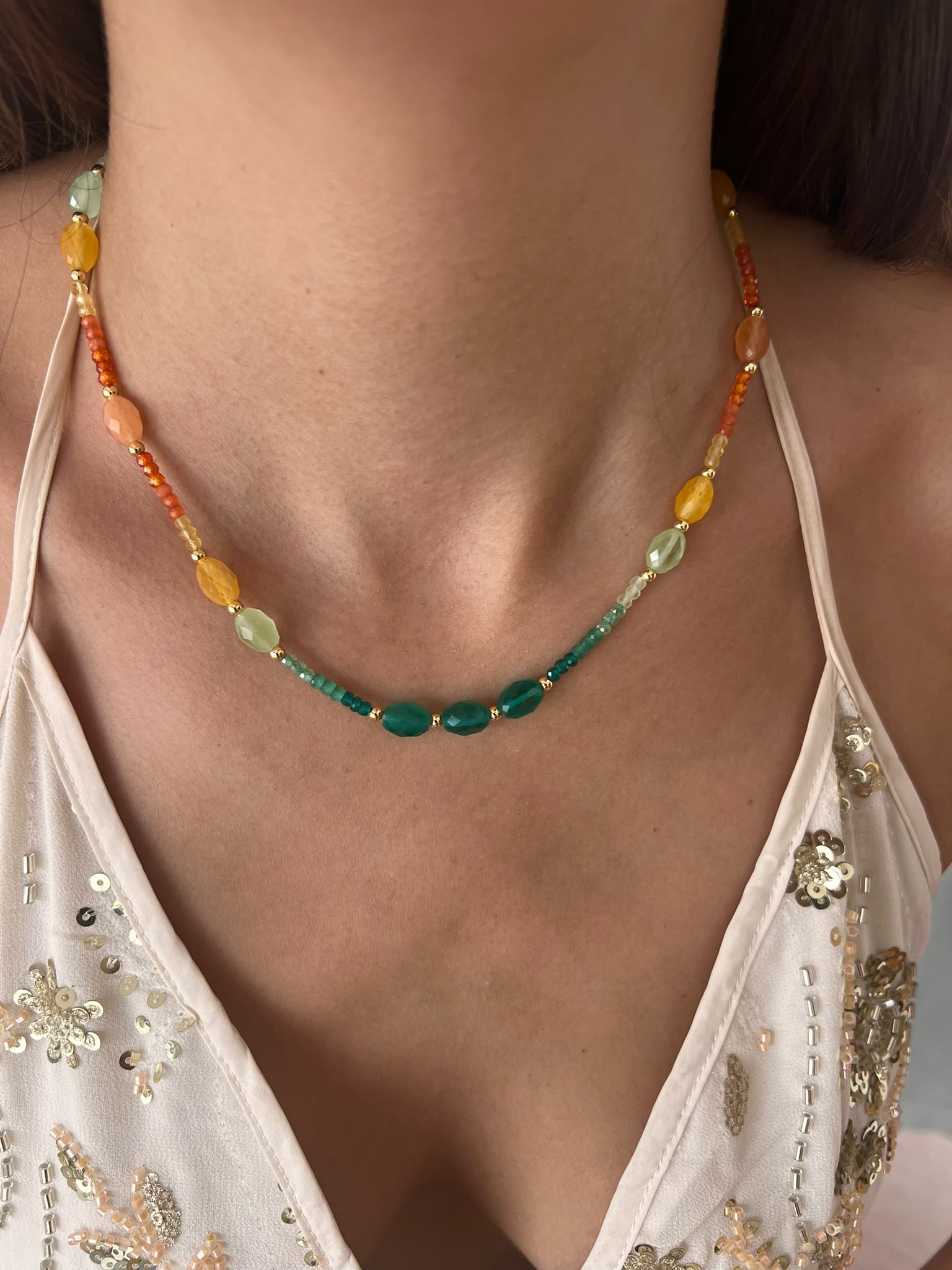 Collar Piel Canela