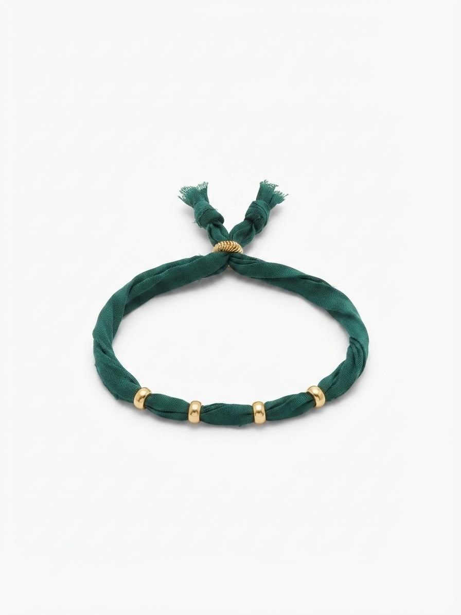 Pulsera Verde Petroleo